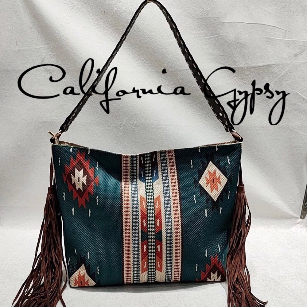 SOLD HP🎉Aztec Western Bohemian Fringe Bag - Picture 1 of 4